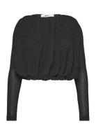 Jenkin - Shimmering Day Tops Blouses Long-sleeved Black Day Birger Et Mikkelsen