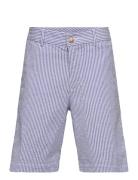 Stretch Cotton Seersucker Short Bottoms Shorts Blue Ralph Lauren Kids