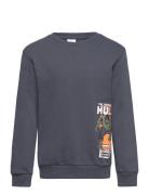 Nkmdusin Marvel Bru Sweat Box Mar Tops Sweatshirts & Hoodies Sweatshirts Navy Name It