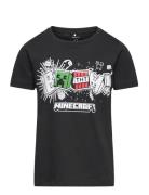 Nkmdinko Minecraft Ss Top Noos Bfu Tops T-Kortærmet Skjorte Black Name It