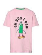 Tnjensen S_S Tee Tops T-Kortærmet Skjorte Pink The New