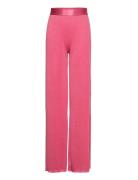 Tnfarah Wide Pants Bottoms Trousers Pink The New