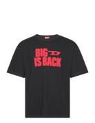 T-Boxt-Back T-Shirt Tops T-Kortærmet Skjorte Black Diesel