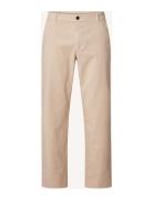 Classic Elasticated Pants Bottoms Trousers Chinos Beige Lexington Clothing