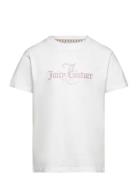 Juicy Diamante Regular Ss Tee Tops T-Kortærmet Skjorte White Juicy Couture