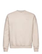 Anf Mens Sweatshirts Tops Sweatshirts & Hoodies Sweatshirts Cream Abercrombie & Fitch