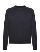 Freya Cotton/Cashmere Sweater Tops Knitwear Jumpers Navy Lexington Clothing