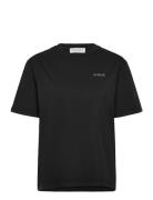 Popincourt Amour /Gots Tops T-shirts & Tops Short-sleeved Black Maison Labiche Paris