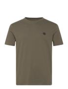 Ss Dun-River Crew T Designers T-Kortærmet Skjorte Khaki Green Timberland