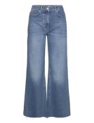 Calla Bottoms Jeans Wide Blue Reiss