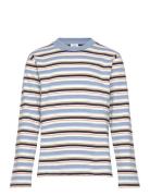 Anton - T-Shirt Tops T-shirts Long-sleeved T-Skjorte Blue Hust & Claire