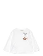 Snoopy Long-Sleeved T-Shirt Tops T-shirts Long-sleeved T-Skjorte White Mango