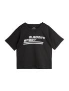 M Rodini Sport Sp Ss Tee Tops T-Kortærmet Skjorte Black Mini Rodini