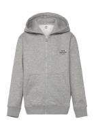 Standard Hudini Zip Sweatshirt Tops Sweatshirts & Hoodies Hoodies Grey Mads Nørgaard