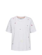 Nusummi T-Shirt - Gots Tops T-shirts & Tops Short-sleeved White Nümph