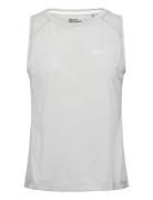 Prelight Chill Tank W Tops T-shirts & Tops Sleeveless Grey Jack Wolfskin