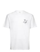 Navigation T-Shirt Tops T-Kortærmet Skjorte White Makia