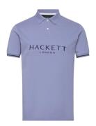 Heritage Classic Polo Tops Polos Short-sleeved Blue Hackett London