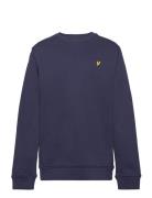 Crew Neck Sweatshirt Tops Sweatshirts & Hoodies Sweatshirts Navy Lyle & Scott