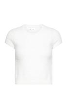 Saromy Ss Sweater 15211 Tops T-shirts & Tops Short-sleeved White Samsøe Samsøe