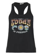 O'neill Beach Vintage Tank Top Sport T-shirts & Tops Sleeveless Black O'neill