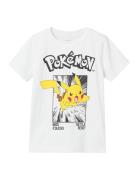 Nkmnoisi Pokemon Ss Top Noos Bfu Tops T-Kortærmet Skjorte White Name It