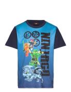 Lwtano 310 - T-Shirt S/S Tops T-Kortærmet Skjorte Navy LEGO Kidswear