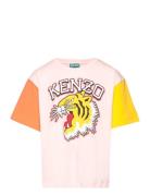 Short Sleeves Tee-Shirt Tops T-Kortærmet Skjorte Pink Kenzo