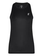 Core Tank Tops T-shirts & Tops Sleeveless Black On