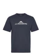 M Logo T-Shirt Designers T-Kortærmet Skjorte Navy J. Lindeberg