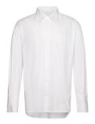 Os Poplin Dobby Stripe Shirt Tops Shirts Casual White GANT