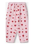 Love Pant Bottoms Trousers Pink Fliink