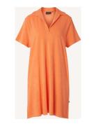 Kailey Organic Cotton Terry Dress Kort Kjole Orange Lexington Clothing