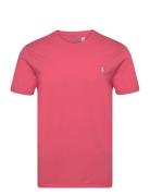 Custom Slim Fit Jersey Crewneck T-Shirt Designers T-Kortærmet Skjorte Coral Polo Ralph Lauren