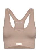 Studio Low Seamless Bra Sport Bras & Tops Sports Bras - All Brown Björn Borg