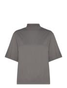 T Shirt Beatrice Tops T-shirts & Tops Short-sleeved Grey Lindex