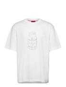 Deondrin Designers T-Kortærmet Skjorte White HUGO