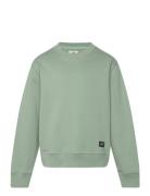 Light Terry Solo Sweatshirt Tops Sweatshirts & Hoodies Sweatshirts Green Mads Nørgaard