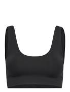 Smooth Bralette Lingerie Bras & Tops Soft Bras Tank Top Bras Black Organic Basics