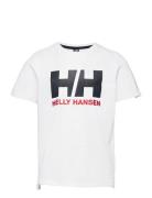 Jr Hh Logo T-Shirt Sport T-Kortærmet Skjorte White Helly Hansen