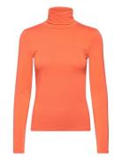 Mscholivie R Ls Top Tops T-shirts & Tops Long-sleeved Coral MSCH Copenhagen