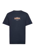 Dprunner T-Shirt Tops T-Kortærmet Skjorte Navy Denim Project