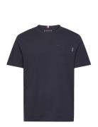 Monotype Pocket Tee Tops T-Kortærmet Skjorte Navy Tommy Hilfiger