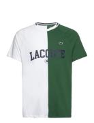 Tee-Shirt&Turtle Neck Tops T-Kortærmet Skjorte Green Lacoste