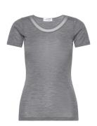 Juliana T-Shirt Short Sleeve Tops T-shirts & Tops Short-sleeved Grey Femilet