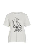 Visybil Woman S/S T-Shirt Tops T-shirts & Tops Short-sleeved White Vila