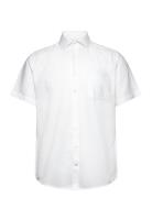 Bs Lott Casual Modern Fit Shirt Tops Shirts Short-sleeved White Bruun & Stengade