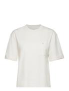 Pocket Tee Tops T-shirts & Tops Short-sleeved White Lee Jeans