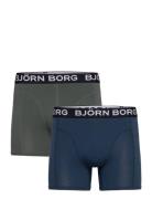 Bamboo Boxer 2P Boxershorts Blue Björn Borg