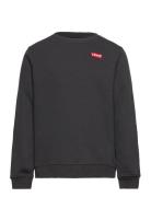 Lvb Logo Crewneck Sweatshirt Tops Sweatshirts & Hoodies Sweatshirts Black Levi's